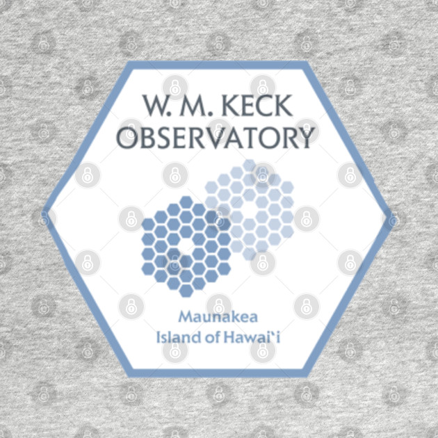W. M. Keck Observatory logo Keck Observatory Logo TShirt TeePublic